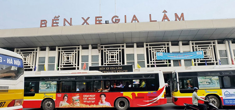 gia lam bus station in hanoi